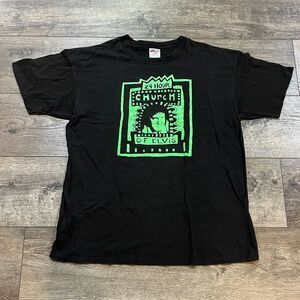 Vintage 80s/90s ONEITA 24 Hour Church of Elvis Portland Art Gallery T-Shirt XL